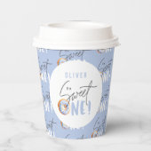 ブルードーナツスウィートワンバースデーのパーティー衣装 紙コップ (裏面)