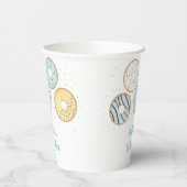 ブルードーナツスプリンクルズ誕生日 紙コップ (左)