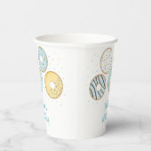 ブルードーナツスプリンクルズ誕生日 紙コップ (右)