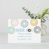 ブルードーナツベビースプリンクルありがとう サンキューカード (スタンド正面)