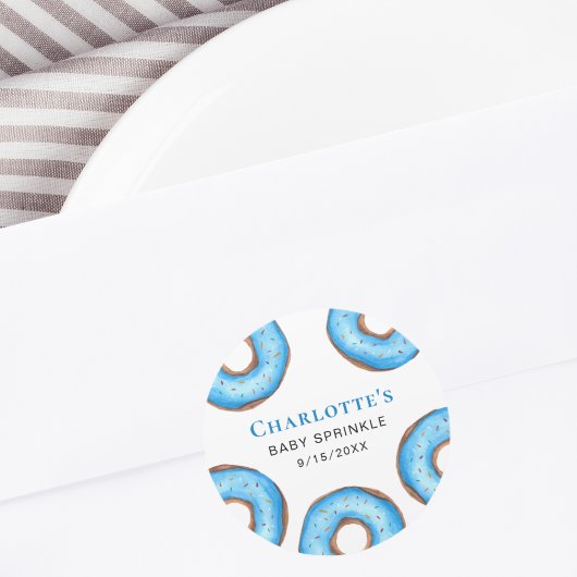ブルードーナツベビー散水 ラウンドシール