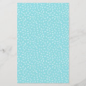 ブルードーナツ赤ちゃんシャワービンゴゲームカード (裏面)