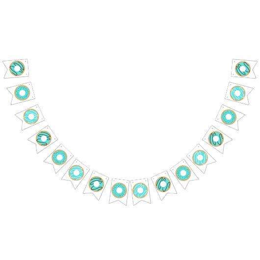 ブルードーナツ バンティングフラッグ (全)