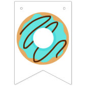 ブルードーナツ バンティングフラッグ (第1の旗)