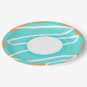 ブルードーナツ ペーパープレート (アングル)