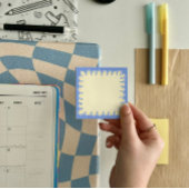 ブルード縁どール後備注意7.6 x 7.6 cm ポストイット