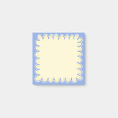 ブルード縁どール後備注意7.6 x 7.6 cm ポストイット (正面)
