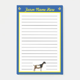 ブルーナイジェリア矮性酪農ヤギ&ハニービーファーム ポストイット