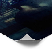 ブルーナイトのロンドンタワーブリッジ ポスター (角)