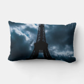 ブルーナイトエッフェルタワーパリトラベフランスのル ランバークッション (裏面)