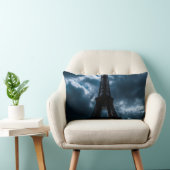 ブルーナイトエッフェルタワーパリトラベフランスのル ランバークッション (椅子)