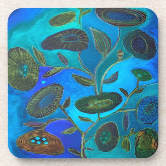 ブルーナイトキーチェーン装飾用クッション コースター (正面)