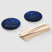 ブルーナイトシルバーメイスンジャー結婚ストリングライツ ハンドファン (組立なし)