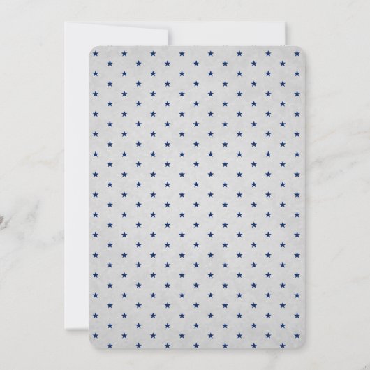 ブルーナイトスカイアラビアムイスラム結婚教徒 招待状 (裏面)