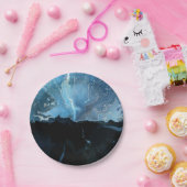 ブルーナイトスカイ銀河系 ペーパープレート (パーティー)