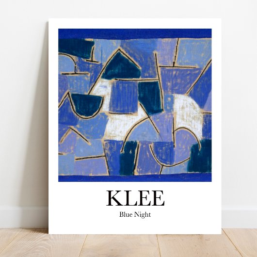 ブルーナイトバイポールクレー ポスター