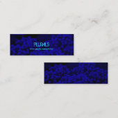 ブルーナイトフラワーズ名刺 スキニー名刺 (正面/裏面)