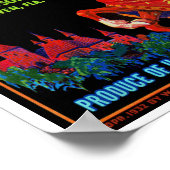 ブルーナイトフルーツラベル ポスター (角)