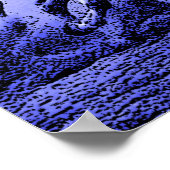 ブルーナイトランニングアートワークに登場するの馬 ポスター (角)