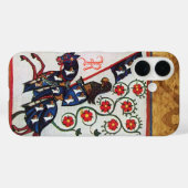 ブルーナイト中世パーチメントモノグラム Case-Mate iPhoneケース (裏面 (横))