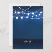 ブルーナイト&シルバーライト婚約パーティ 招待状 (裏面)