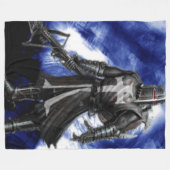 ブルーナイト フリースブランケット (正面(横))