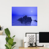 ブルーナイト ポスター (ホームオフィス)