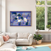 ブルーナイトbyポール・クレー抽象芸術 ポスター