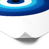 ブルーナザリウォールアート – シールドあなたの宇宙でスタイル ポスター (角)