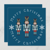 ブルーナツクラッカーのパーソナライズサンキューカード サンキューカード (正面/裏面)