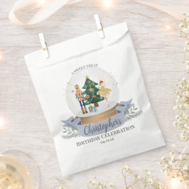 ブルーナツクラッカー誕生日パーティーはクッキーの治療を好む フェイバーバッグ