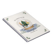 ブルーナツクラッカー赤ちゃんシャワー初年度マイルストーン ノートブック (右側)