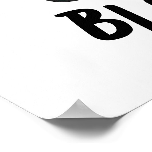 ブルーナナバナナプおもしろいン ポスター (角)