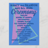 ブルーニューウェーブズに80年代のパステル結婚ズ プログラム (正面)