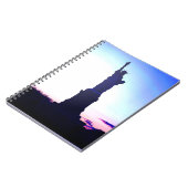 ブルーニューヨークサンセット – Lady Liberty Notebook ノートブック (左側)