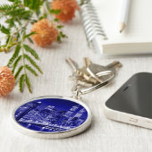 ブルーニューヨークシティナイト キーホルダー (側面)