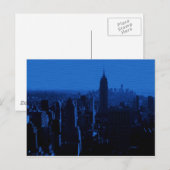 ブルーニューヨークシティナイト ポストカード (正面/裏面)