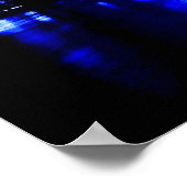 ブルーニューヨークシティポスタープリント ポスター (角)