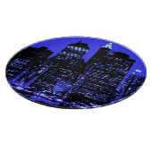 ブルーニューヨークシティ カッティングボード (角)