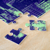 ブルーニューヨークシティ ジグソーパズル (側面)