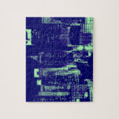 ブルーニューヨークシティ ジグソーパズル (縦)