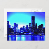 ブルーニューヨークシティ ポストカード (正面/裏面)