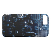 ブルーニューヨーク市電話7ケース Case-Mate iPhoneケース (裏面(横))