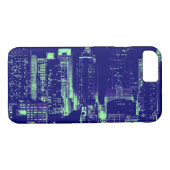 ブルーニューヨーク市電話7ケース Case-Mate iPhoneケース (裏面(横))