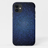 ブルーネイビーグリッターシークインiPhone 5 Mateタフ™ケース Case-Mate iPhoneケース (裏面)