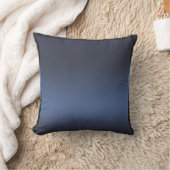 ブルーネイビーサティーンサテンシャイングラモダンモールグラム クッション (ブランケット)