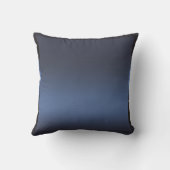 ブルーネイビーサティーンサテンシャイングラモダンモールグラム クッション (裏面)