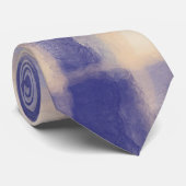 ブルーネイビータータンチェック格子水モダン色 ネクタイ (ロール)