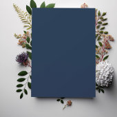 ブルーネイビーボーイスタイリッシュバプテモダンィス 招待状