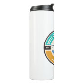 ブルーネイビー航海のいかりヨットクラブボートマリーナ タンブラー (回転左)